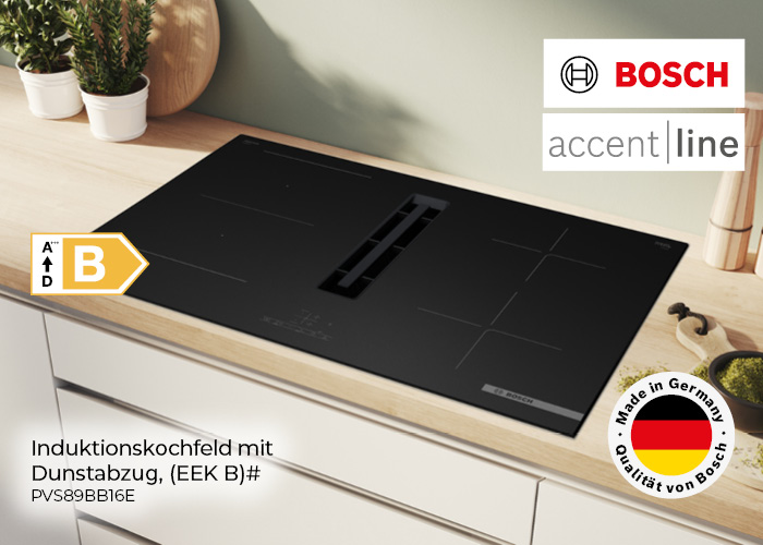 BOSCH Muldenlüfter in matt schwarz • Modell PVS89BB16E
